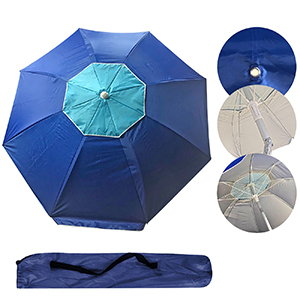42-2343 Ομπρέλα παραλίας alu-fiberglass 2m με επένδυση UV χονδρική, Καλοκαιρινά χονδρική