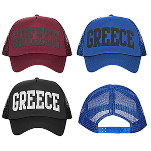 42-2367 ΚΑΠΕΛΟ ΤΖΟΚΕΥ GREECE ΔΙΧΤΥ ΑΝΔΡΙΚΟ  χονδρική, Καλοκαιρινά χονδρική