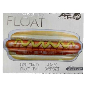 42-2433 ΦΟΥΣΚΩΤΟ ΣΤΡΩΜΑ HOT DOG 200x80x21cm χονδρική, Καλοκαιρινά χονδρική