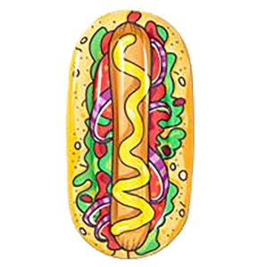 42-2610 ΦΟΥΣΚΩΤΟ ΣΤΡΩΜΑ HOT DOG BESTWAY 190x109cm χονδρική, Καλοκαιρινά χονδρική
