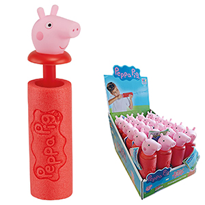 42-2689 ΝΕΡΟΠΙΣΤΟΛΟ ΤΡΟΜΠΑΣ ΦΕΛΙΖΟΛ PEPPA PIG 19x5cm χονδρική, Καλοκαιρινά χονδρική