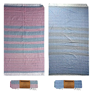 42-2705 ΠΕΤΣΕΤΑ ΘΑΛΑΣΣΗΣ PESTEMAL ΠΥΚΝΕΣ ΡΙΓΕΣ 90x180cm  ~280gr χονδρική, Καλοκαιρινά χονδρική