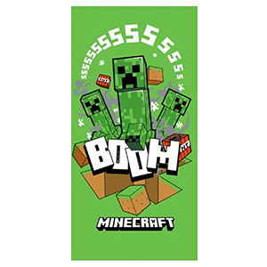 42-2824 ΠΕΤΣΕΤΑ ΘΑΛΑΣΣΗΣ MICROFIBER MINECRAFT 140x70cm χονδρική, Καλοκαιρινά χονδρική