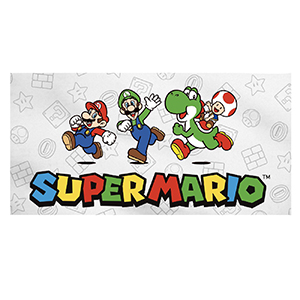 42-2826 ΠΕΤΣΕΤΑ ΘΑΛΑΣΣΗΣ MICROFIBER SUPER MARIO 140x70cm χονδρική, Καλοκαιρινά χονδρική