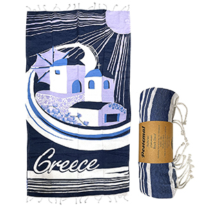 42-2942 ΠΕΤΣΕΤΑ ΘΑΛΑΣΣΗΣ PESTEMAL GREEK ISLAND ~280g 90x180cm χονδρική, Καλοκαιρινά χονδρική