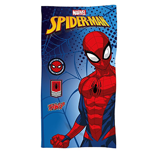 42-2983 ΠΕΤΣΕΤΑ ΘΑΛΑΣΣΗΣ ΜΙΚΡΟΙΝΕΣ SPIDERMAN ΜΠΛΕ ΦΟΝΤΟ 140x70cm χονδρική, Καλοκαιρινά χονδρική