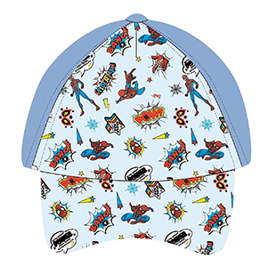 42-2989 ΚΑΠΕΛΟ ΜΠΕΜΠΕ ΤΖΟΚΕΥ SPIDERMAN UV PROTECTION Φ47-48cm & 48-49cm χονδρική, Καλοκαιρινά χονδρική