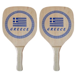 42-328 ΡΑΚΕΤΕΣ ΞΥΛΙΝΕΣ ΠΑΡΑΛΙΑΣ GREECE ~410gr/ΡΑΚΕΤΑ, ~570cm²,  40x22x1,2cm χονδρική, Καλοκαιρινά χονδρική