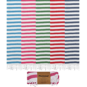 42-821 ΠΕΤΣΕΤΑ ΘΑΛΑΣΣΗΣ PESTEMAL  ΡΙΓΕ ~280g 90x180cm χονδρική, Καλοκαιρινά χονδρική