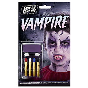 5-147 Σετ Βαφής Vampire με Μακιγιάζ & 4 Μολύβια  χονδρική, Αποκριάτικα χονδρική