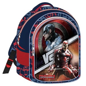 50-1356 ΤΣΑΝΤΑ ΔΗΜΟΤΙΚΟΥ CAPTAIN AMERICA 43x32x18cm χονδρική, Σχολικά χονδρική