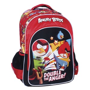 50-1945 ΤΣΑΝΤΑ ΔΗΜΟΤΙΚΟΥ ANGRY BIRDS  GIM  χονδρική, Σχολικά χονδρική