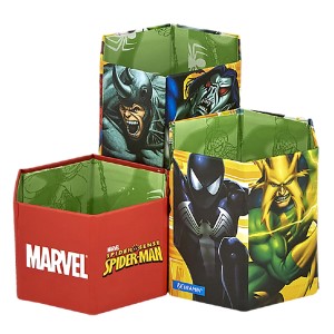 50-1974 ΜΟΛΥΒΟΘΗΚΗ SPIDER MAN ΧΑΡΤΙΝΗ ΣΕΤ=3ΤΕΜ 9x9x6cm/9x9x9cm/9x9x12cm χονδρική, Σχολικά χονδρική