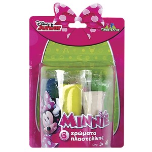 50-2062 ΠΛΑΣΤΕΛΙΝΗΣ MINNIE ΣΕΤ 6 ΡΑΒΔΟΙ 11x18cm 170g χονδρική, Σχολικά χονδρική