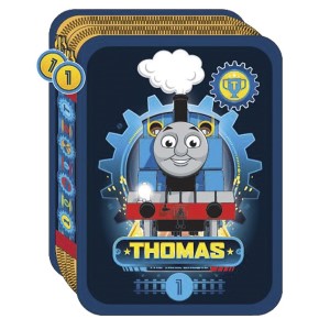 50-2149 ΚΑΣΕΤΙΝΑ ΔΙΠΛΗ ΓΕΜΑΤΗ THOMAS THE TRAIN 21x15x5cm χονδρική, Σχολικά χονδρική