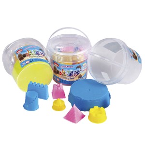 50-2157 ΣΕΤ ΕΞΥΠΝΗ ΑΜΜΟΣ & 6 ΚΑΛΟΥΠΙΑ ΣΕ ΒΑΖΟ 13x12cm  500g net χονδρική, Σχολικά χονδρική