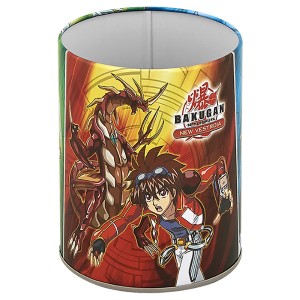 50-2177 ΜΟΛΥΒΟΘΗΚΗ ΜΕΤΑΛΛΙΚΗ BAKUGAN 10χ11cm χονδρική, Σχολικά χονδρική