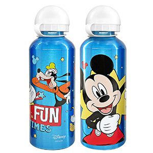 50-2310 ΠΑΓΟΥΡΙ ΜΕΤΑΛΛΙΚΟ MICKEY 21x6,5cm   500ml χονδρική, Σχολικά χονδρική