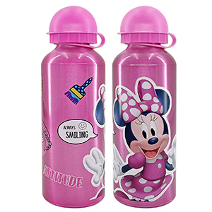 50-2312 Παγούρι Μεταλλικό Minnie 21x6,5cm   500ml χονδρική, Σχολικά χονδρική