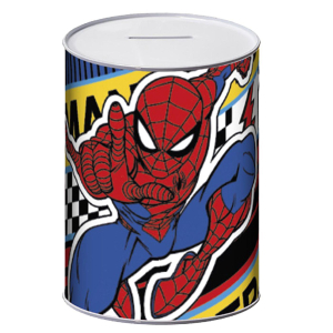 50-2362 Κουμπαράς Μεταλλικός Spiderman 11x8cm χονδρική, Δώρα χονδρική
