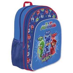 50-2391 ΤΣΑΝΤΑ ΔΗΜΟΤΙΚΟΥ 3 ΘΗΚΕΣ PJ MASK 38cm χονδρική, Σχολικά χονδρική