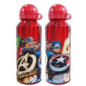 50-2452 Παγούρι Μεταλλικό Avengers 500ml 21x6,5cm 500ml χονδρική, Σχολικά χονδρική