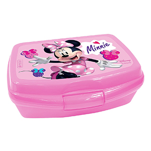 50-2489 Δοχείο Φαγητού Πλαστικό Minnie 16,5x12,5x6cm 600ml χονδρική, Σχολικά χονδρική