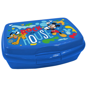 50-2492 Δοχείο Φαγητού Πλαστικό Mickey 16,5x12,5x6cm 600ml χονδρική, Σχολικά χονδρική