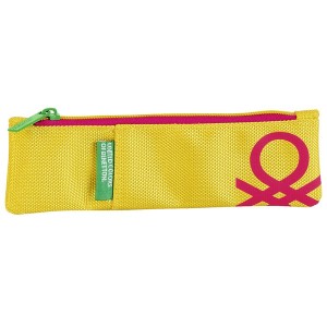 50-2508 ΚΑΣΕΤΙΝΑ ΜΕ ΦΕΡΜΟΥΑΡ ΚΙΤΡΙΝΗ BENETTON 20x6cm χονδρική, Σχολικά χονδρική