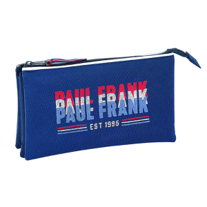 50-2573 ΚΑΣΕΤΙΝΑ ΤΡΙΠΛΗ PAUL FRANK 22x12x3cm χονδρική, Σχολικά χονδρική