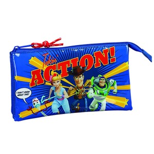 50-2600 ΚΑΣΕΤΙΝΑ ΤΡΙΠΛΗ ΒΑΡΕΛΑΚΙ TOY STORY 4 22x12x3cm χονδρική, Σχολικά χονδρική