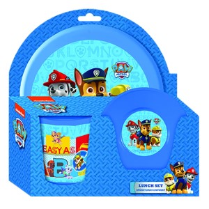 50-2731 ΣΕΤ ΦΑΓΗΤΟΥ PAW PATROL  ΜΕ 3 TEM ΣΕ ΚΟΥΤΙ 24x23x7.5cm χονδρική, Σχολικά χονδρική