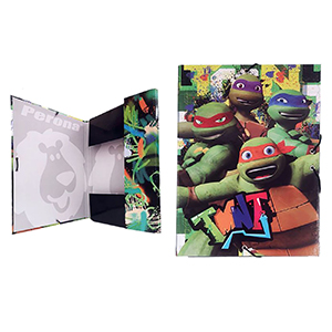 50-2774 Ντοσιέ με Λάστιχο Ninja Turtles 35x26cm χονδρική, Σχολικά χονδρική