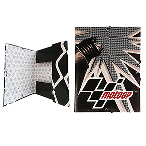 50-2775 Ντοσιέ με Λάστιχο Moto gp 35x26cm χονδρική, Σχολικά χονδρική
