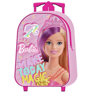50-2800 ΤΣΑΝΤΑ ΤΡΟΛΕΥ ΝΗΠΙΟΥ ΑΝΑΤΟΜΙΚΗ BARBIE 31cm χονδρική, Σχολικά χονδρική