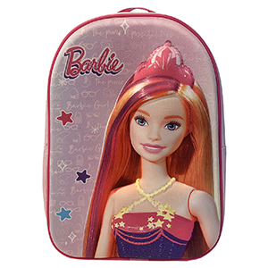50-2806 ΤΣΑΝΤΑ ΠΛΑΤΗΣ ΝΗΠΙΟΥ BARBIE 3D 31cm χονδρική, Σχολικά χονδρική