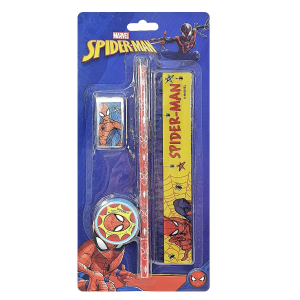 50-2813 Σχολικό σετ 4τεμ Spiderman 23x11cm χονδρική, Σχολικά χονδρική