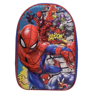 50-2827 ΤΣΑΝΤΑ ΠΛΑΤΗΣ ΝΗΠΙΟΥ SPIDERMAN 3D 31cm χονδρική, Σχολικά χονδρική