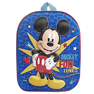 50-2828 ΤΣΑΝΤΑ ΠΛΑΤΗΣ ΝΗΠΙΟΥ MICKEY 3D 31cm χονδρική, Σχολικά χονδρική