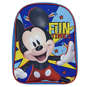 50-2832 ΤΣΑΝΤΑ ΠΛΑΤΗΣ ΝΗΠΙΟΥ MICKEY 28cm χονδρική, Σχολικά χονδρική