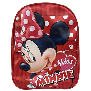 50-2833 ΤΣΑΝΤΑ ΠΛΑΤΗΣ ΝΗΠΙΟΥ MINNIE 28cm χονδρική, Σχολικά χονδρική