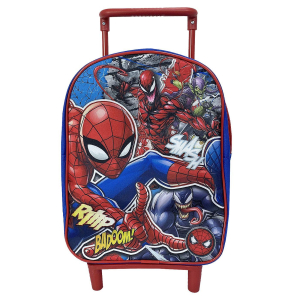 50-2841 ΤΣΑΝΤΑ ΤΡΟΛΕΥ ΝΗΠΙΟΥ SPIDERMAN 28cm χονδρική, Σχολικά χονδρική