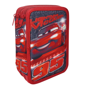 50-2843 ΚΑΣΕΤΙΝΑ ΓΕΜΑΤΗ ΤΡΙΠΛΗ CARS 19,5x12,5x7cm χονδρική, Σχολικά χονδρική