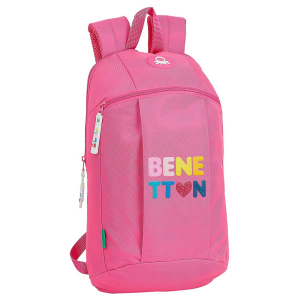 50-2861 ΤΣΑΝΤΑ ΠΛΑΤΗΣ ΑΝΑΤΟΜΙΚΗ BENETTON HEART 39x22x10cm χονδρική, Σχολικά χονδρική