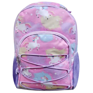 50-2956 ΤΣΑΝΤΑ ΠΛΑΤΗΣ BACKPACK ΡΟΖ-ΜΟΝΟΚΕΡΟΙ 40x26x13cm χονδρική, Σχολικά χονδρική