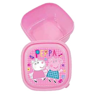 50-2960 ΔΟΧΕΙΟ ΓΙΑ ΤΟΣΤ ΠΛΑΣΤΙΚΟ PEPPA PIG 13,5x13,5x6cm χονδρική, Σχολικά χονδρική