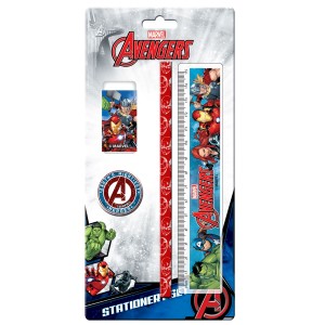50-2987 ΣΧΟΛΙΚΟ ΣΕΤ ΜΕ ΧΑΡΑΚΑ AVENGERS  χονδρική, Σχολικά χονδρική