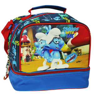 50-3054 ΤΣΑΝΤΑΚΙ ΦΑΓΗΤΟΥ ΙΣΟΘΕΡΜΙΚΟ SMURFS 21x20x15cm χονδρική, Σχολικά χονδρική