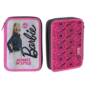 50-3058 ΚΑΣΕΤΙΝΑ ΓΕΜΑΤΗ 2 ΦΕΡΜΟΥΑΡ BARBIE 18x15x4cm χονδρική, Σχολικά χονδρική