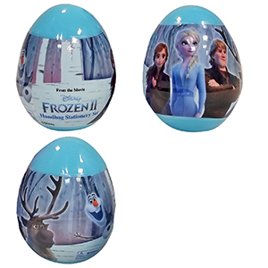 50-3061 ΑΥΓΟ FROZEN ΓΕΜΑΤΟ ΜΕ ΔΩΡΑΚΙΑ ΧΡΩΜΑΤΙΣΜΟΥ 22x15cm χονδρική, Παιχνίδια χονδρική